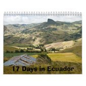 17 dagen in Ecuador Kalender (Hoes)