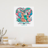 17 feb hou van je huisdier dag poster (Keuken)