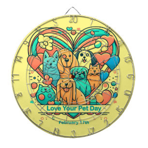 17 feb - Love Your Pet Day Dartbord