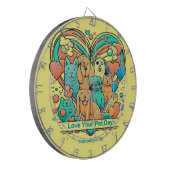 17 feb - Love Your Pet Day Dartbord (Voorkant Links)
