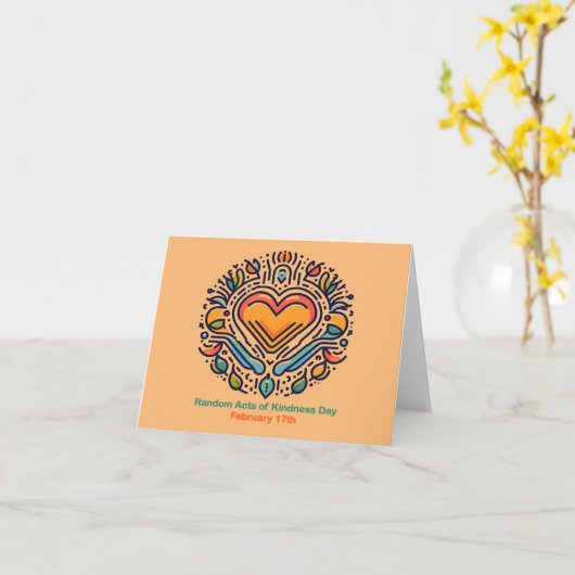 17 feb Willekeurige Handelingen van Vriendelijkhei Kaart (Gele Bloem)