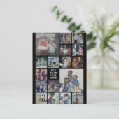 17 Foto collage en tekst - Kan zwart bewerken Briefkaart (Staand voorkant)