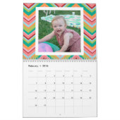 17 Foto collage met kleurrijke patronen Kalender (Feb 2016)