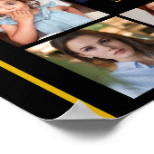 17 Foto Collage Sjabloon Congrats Afstuderen 20XX Poster (Hoek)