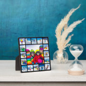 17 Foto-rastercollageontwerp Donkerblauw Fotoplaat (Insitu)