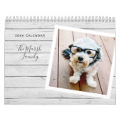 17 foto sjabloon met moderne patronen kalender (Hoes)