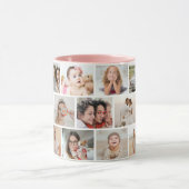 17 Fotocollage Creëer Uw eigen Keepsake Afbeelding Mok (Midden)