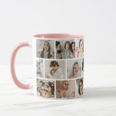 17 Fotocollage Creëer Uw eigen Keepsake Afbeelding Mok (Links)