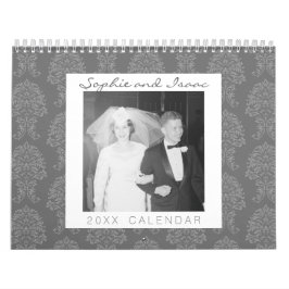 17 Fotocollage en Damaspatronen Kalender