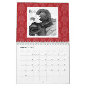 17 Fotocollage en Damaspatronen Kalender (Feb 2027)