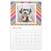 17 Fotocollage - kleurrijke patronen - Familie Kalender (Feb 2026)