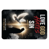 #17   God liefhebben zonde haten Magneet (Horizontaal)