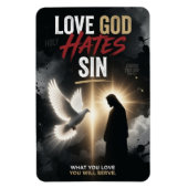 #17   God liefhebben zonde haten Magneet (Verticaal)
