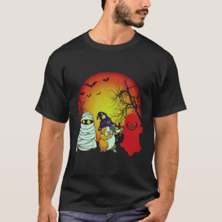 17 Guinese biggen Halloween pompoen T-shirt
