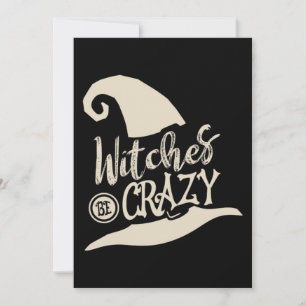 17.Halloween Funny Witches zijn gek Save The Date