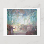 #17 Heilige berg Athos, Mucha Briefkaart (Voorkant)