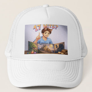 17 HITS? Funny RPG Anime T-Shirt | Dungeon Master  Trucker Pet