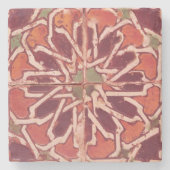 17:Isnik Tile, 16e eeuw Stenen Onderzetter (Voorkant)