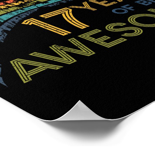 17 jaar  2005 17e verjaardag poster (Hoek)