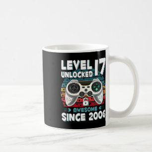 17 jaar Bday Son Boy Funny Gamer 17e 17 jaar oude  Koffiemok