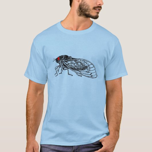 17 jaar Cicada Tye Dye Shirt (Voorkant)