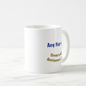 17 Jaar CUSTOM NAME AA Jubileum Serenity Koffiemok (Voorkant rechts)