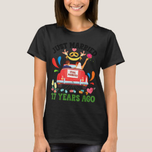 17 jaar geleden getrouwd grappig 17e trouwdag kopp t-shirt