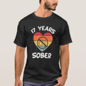17 jaar obsessie voor sober-invorderingsopdracht t-shirt (Voorkant)