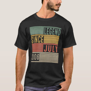 17 Jaar Oud Jongen Tiener Legende Sinds Juli 2006  T-shirt