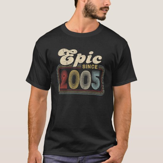 17 jaar oude 17e verjaardag Epic Sedert 2 jaar T-shirt (Voorkant)