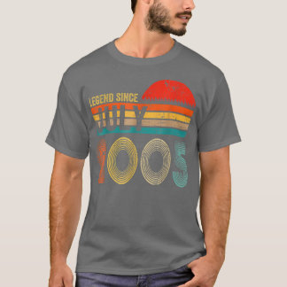 17 jaar oude cadeautjes sinds juli 2005 17e verjaa t-shirt