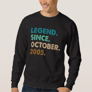 17 jaar oude legering sinds oktober 2005 17e geboo trui