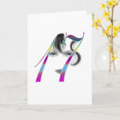 17 jaar oude meisjes beauty Wenskaart Kaart (Gele Bloem)