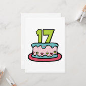 17 jaar oude vogelbeker kaart (Voorkant / Achterkant in situ)