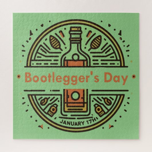 17 jan. - Bootlegger's Day Legpuzzel (Verticaal)