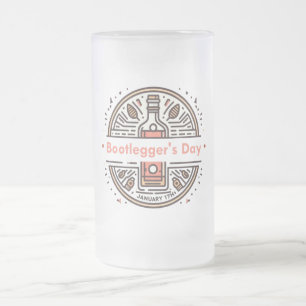 17 jan. - Bootlegger's Day Matglas Bierpul