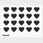 17 Januari Verjaardagssticker Hart Sticker (Vel)