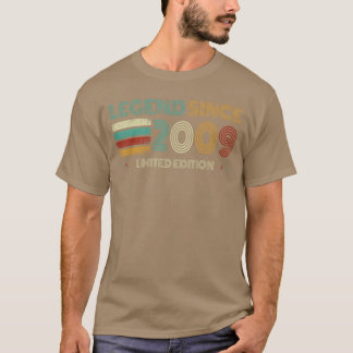 17-jarige legende sinds 2009 17e verjaardag vriend t-shirt