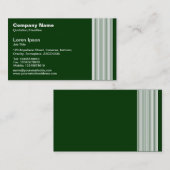 17 Lijnen - Wit op DK Green Visitekaartje (Voorkant / Achterkant)