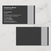 17 Lijnen - Wit op Dk Grey Visitekaartje (Voorkant / Achterkant)