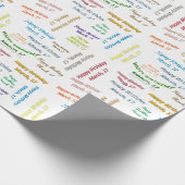 17 maart, cadeaupapier voor cadeautjes (Hoek)