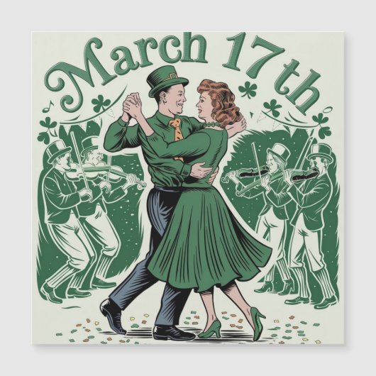 17 maart Heilige Patrick. Iers Festival (Voorkant)