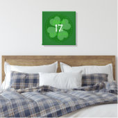 17 maart: viering van St. Patty's Day Canvas Afdruk (Insitu (Slaapkamer))
