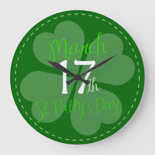 17 maart: viering van St. Patty's Day Grote Klok
