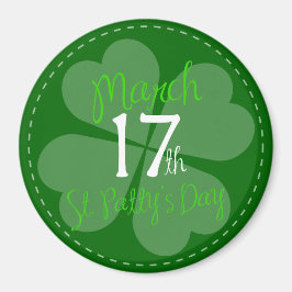 17 maart: viering van St. Patty's Day Magneet