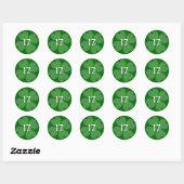 17 maart: viering van St. Patty's Day Ronde Sticker (Vel)