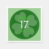 17 maart: viering van St. Patty's Day Servetten (Voorkant)