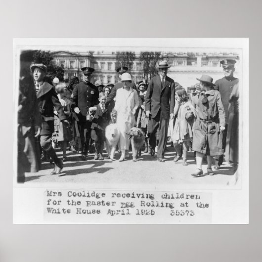 17 Mevrouw Coolidge Easter Egg White House Poster (Voorkant)