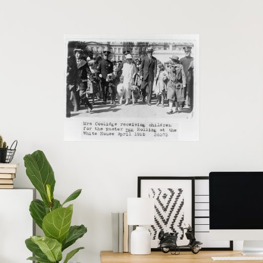 17 Mevrouw Coolidge Easter Egg White House Poster (Thuiskantoor)