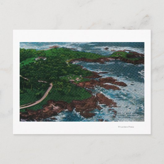 17 miljoen rijden op het Monterey-schiereiland Briefkaart (Voorkant)
